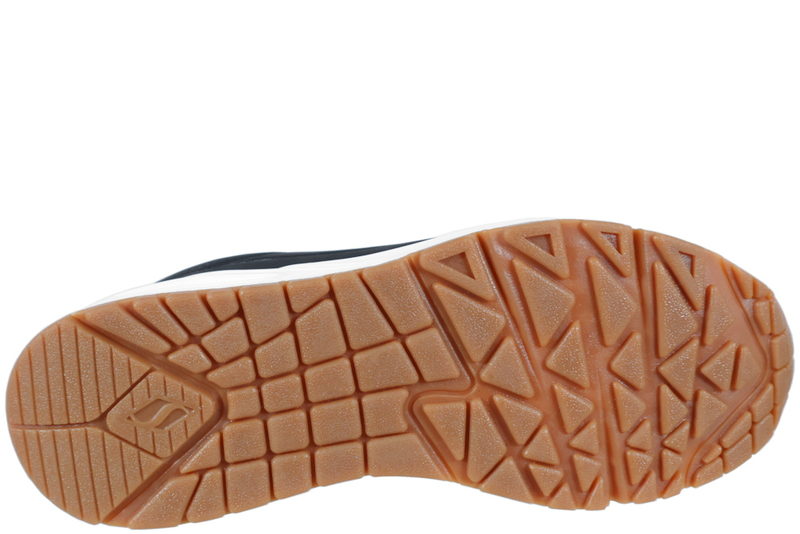 SKECHERS UNO LEOPARD CHIC BLACK SNEAKER