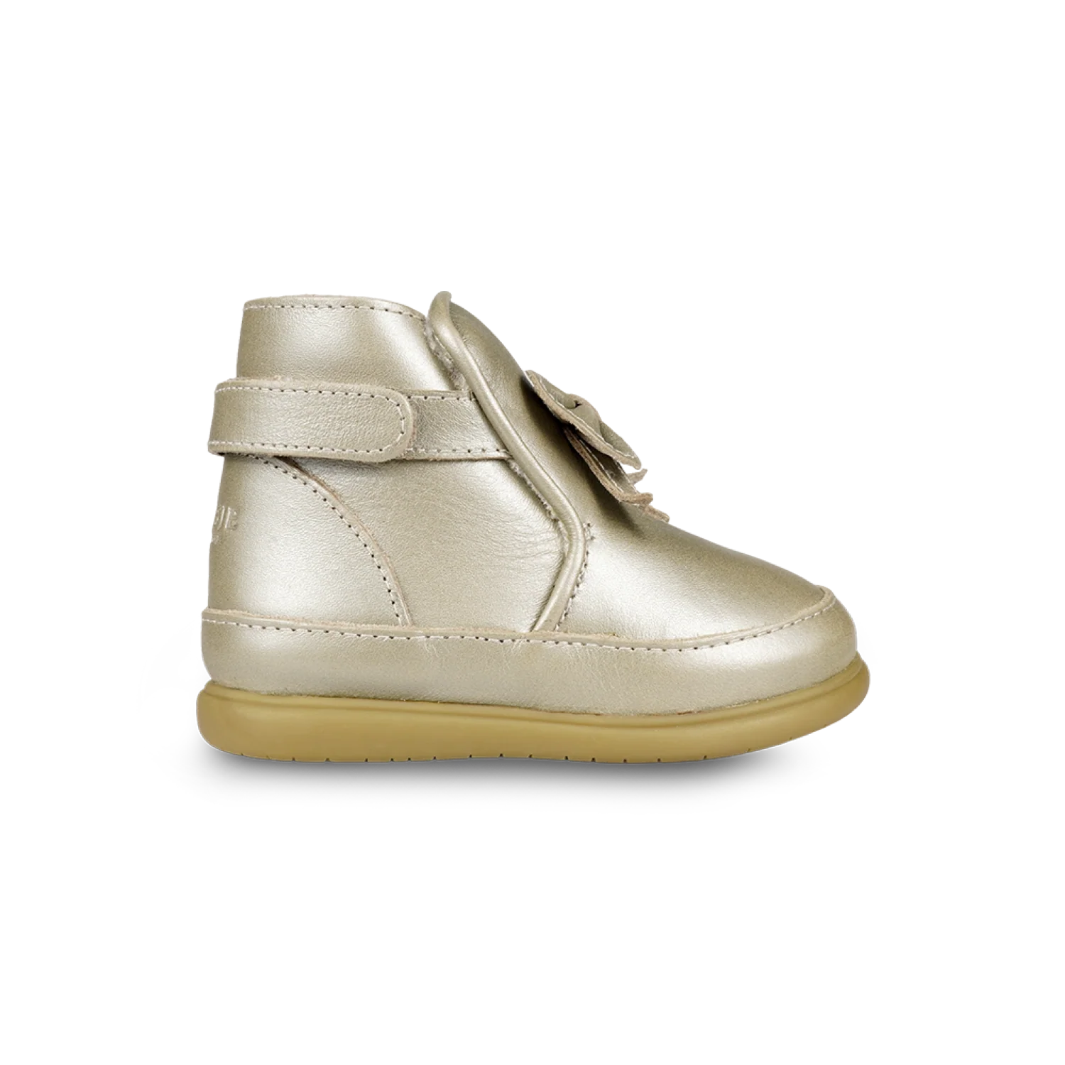 Cemilla Shoes | Champagne Metallic Leather