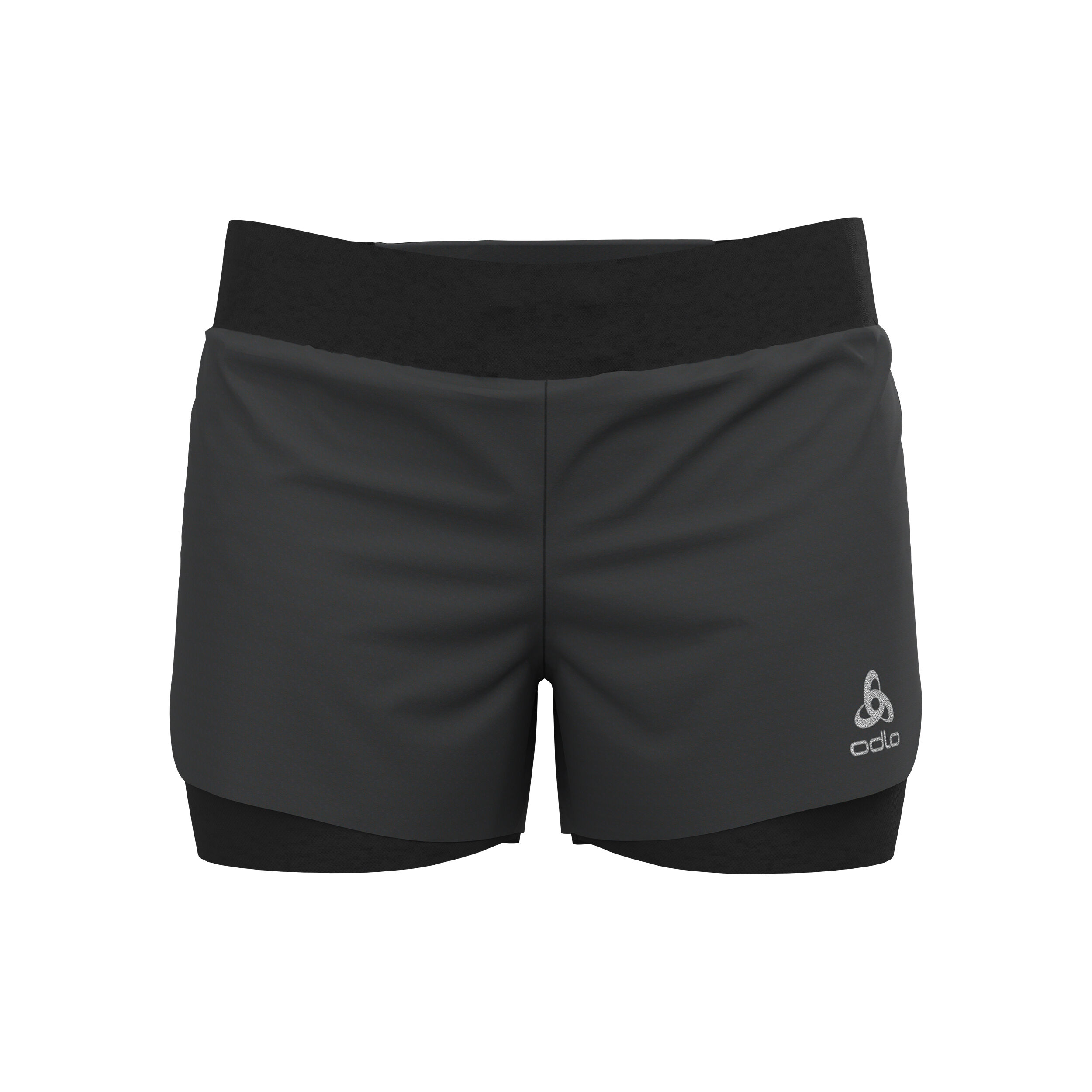 Odlo Zeroweight 3inch 2in1 Short De Running Femmes - Noir
