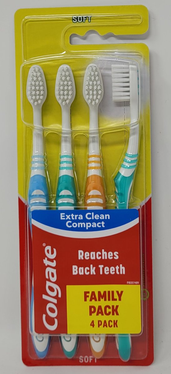 Colgate Tandenborstel Extra Clean (4 stuks)