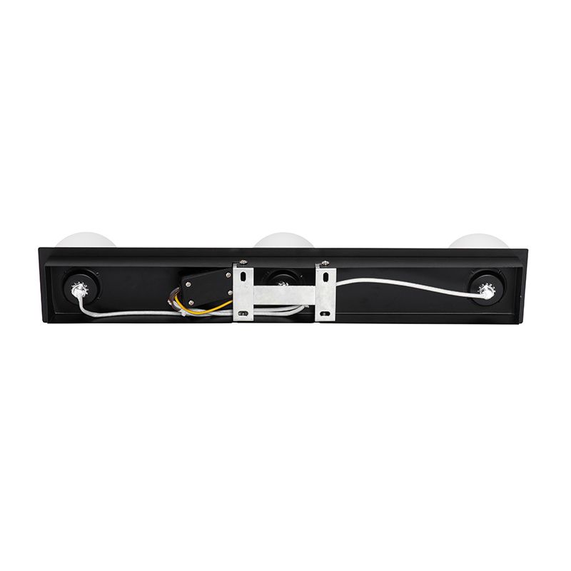 Moderne wandlamp zwart 48 cm IP44 3-lichts - Cederic