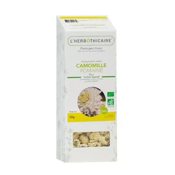 Chá de Camomila Romana Orgânica L'Herbôthicaire 30g