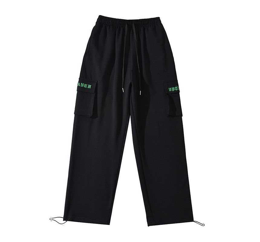 Amyway - Cargo-joggingbroek met trekkoordtaille en borduursel