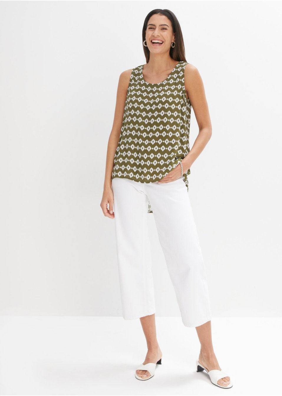 Top-blouse en viscose