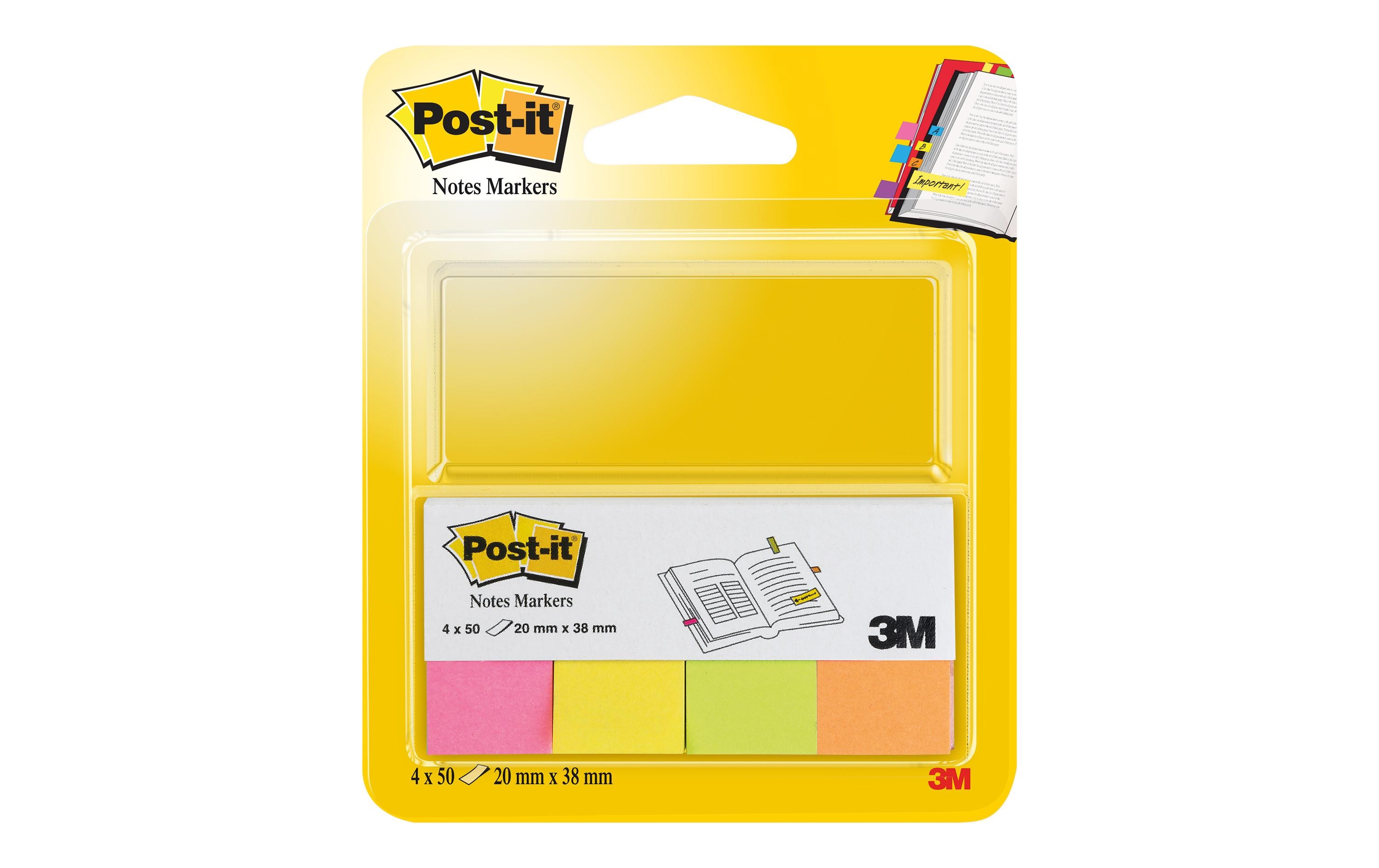 Page Marker Post-it Index Mehrfarbig, 4 StückIndex