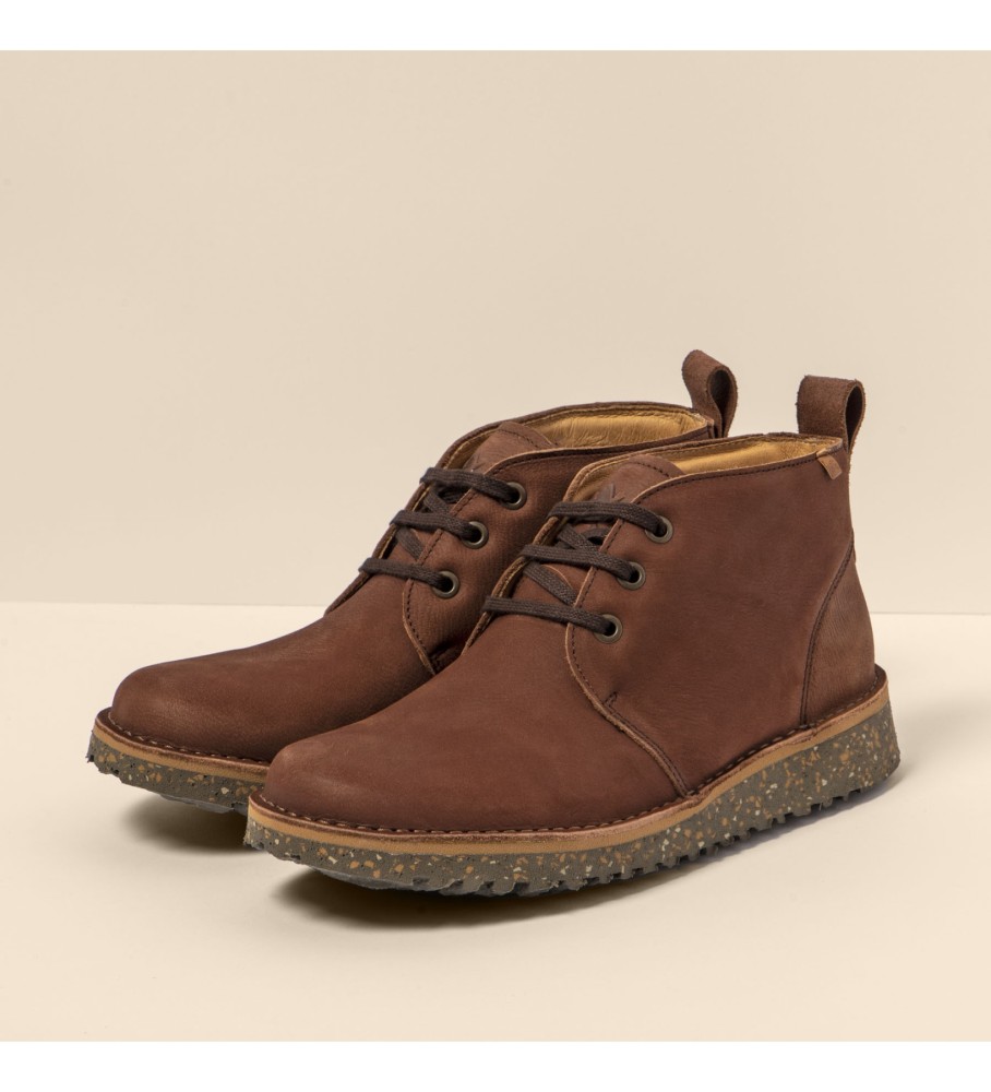 Sapatos de couro marrom agradável The Naturalist N5630