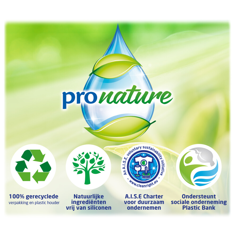 10x Witte Reus Toiletblok Kracht Actief Pro Nature Munt Eucalyptus