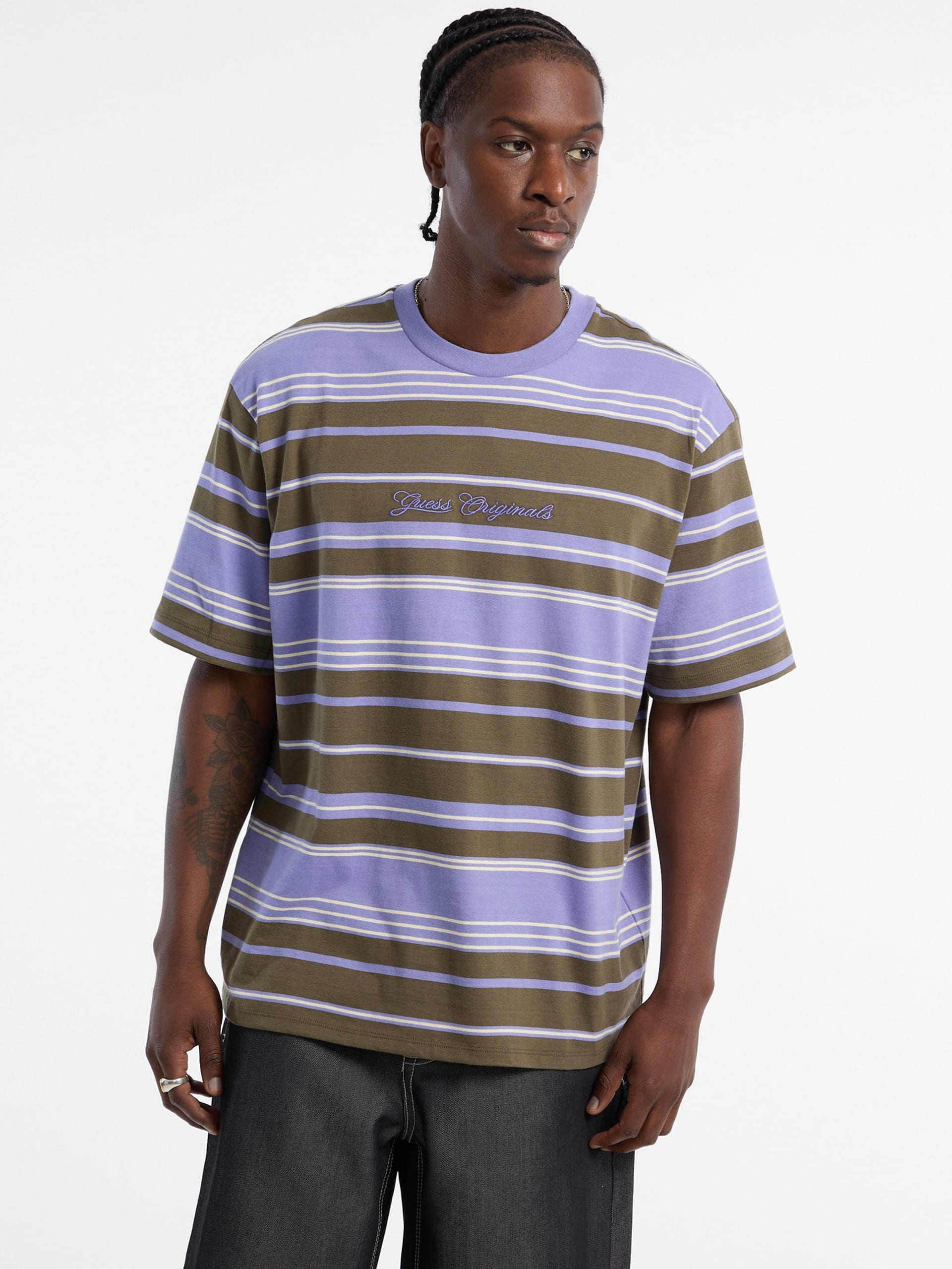 Camiseta GUESS Originals Eco Stripe