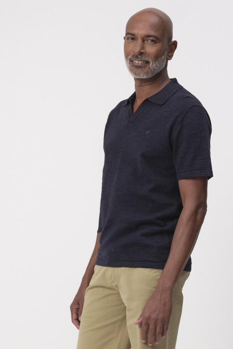 Campbell blauwe heren polo