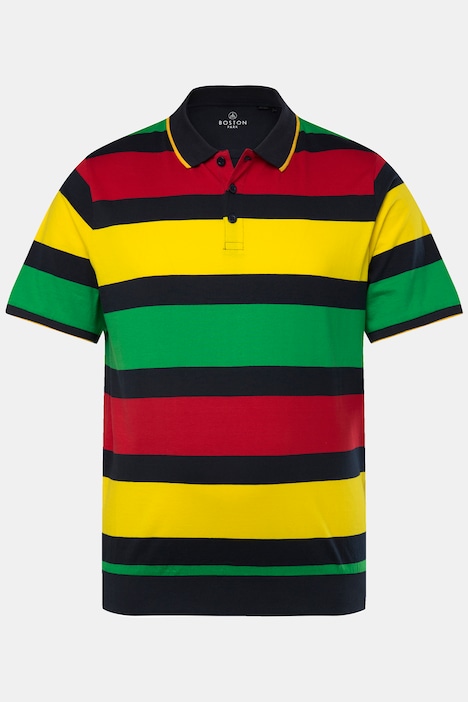 Boston Park Poloshirt Bauchfit, Halbarm, Streifen, bis 84/86