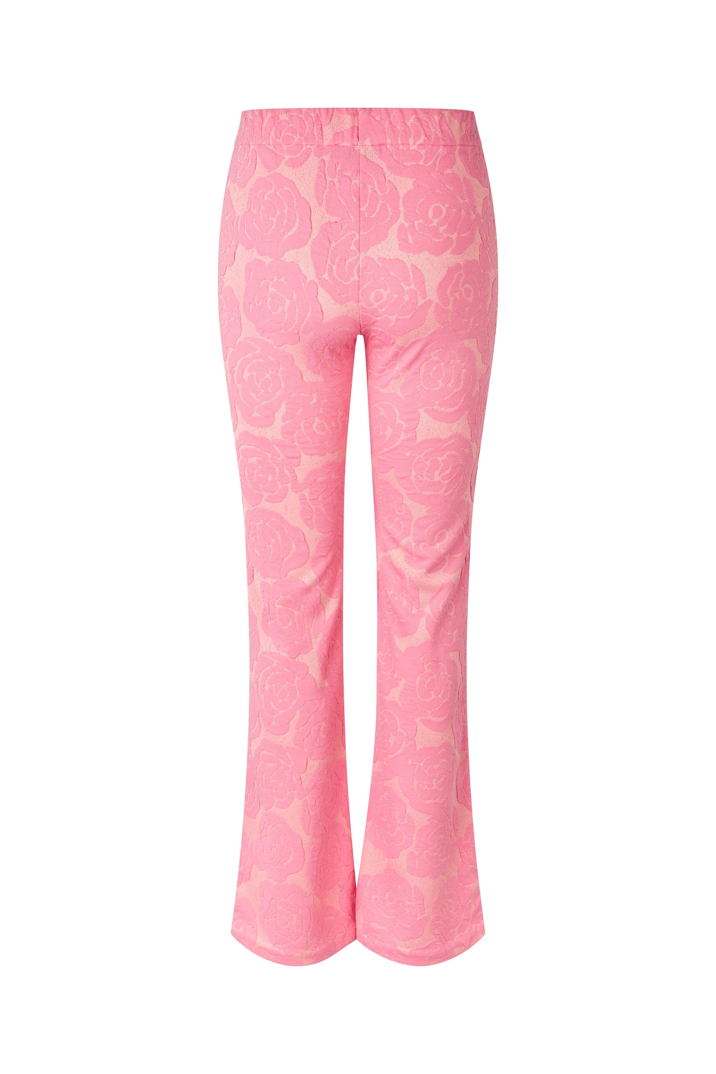 Stine Goya  Long Flared Elasticated bukser - Rose Relief