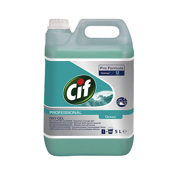 Nettoyant multi-usages parfumé Cif Professional Oxy-Gel océan 5 L