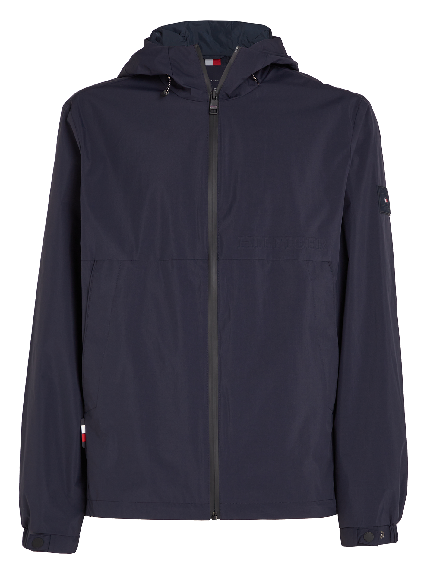 Veste coupe-vent droite | Bleu