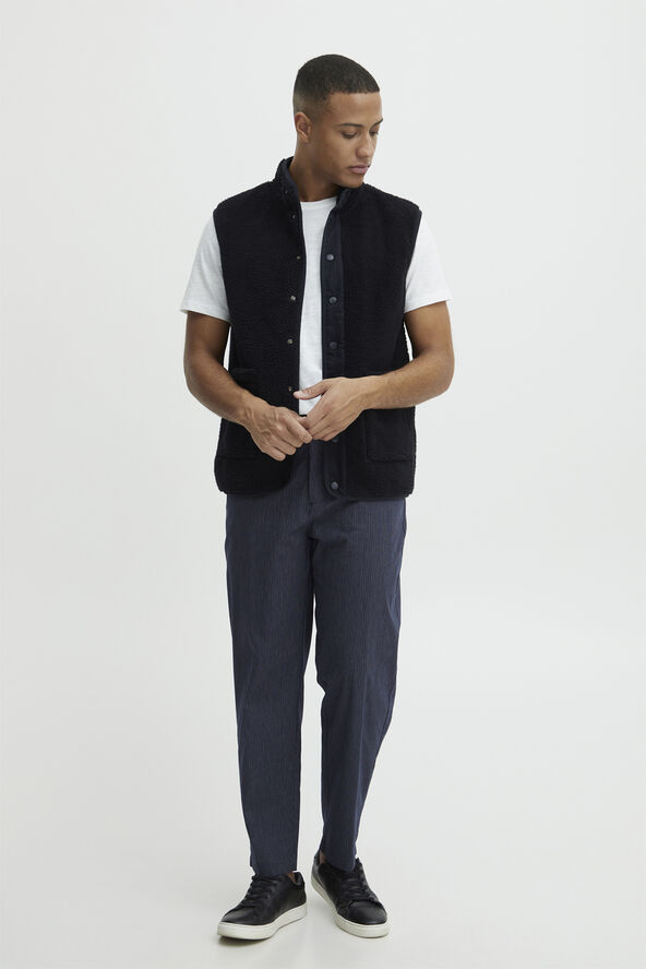 Casual Friday CFVITUS 0039 teddy vest Dark navy