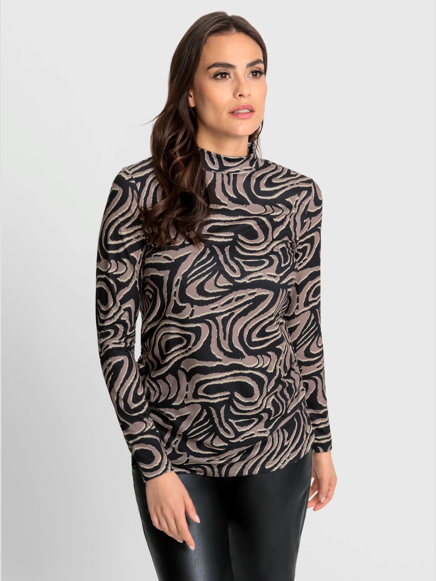 T-shirt imprimé ravissant tissu imprimé