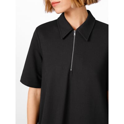 Damen-Polokleid, Schwarz