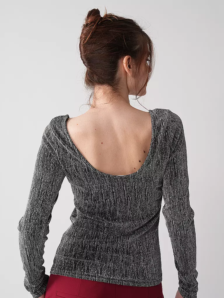 SELECTED FEMME Langarmshirt SLFANITA schwarz