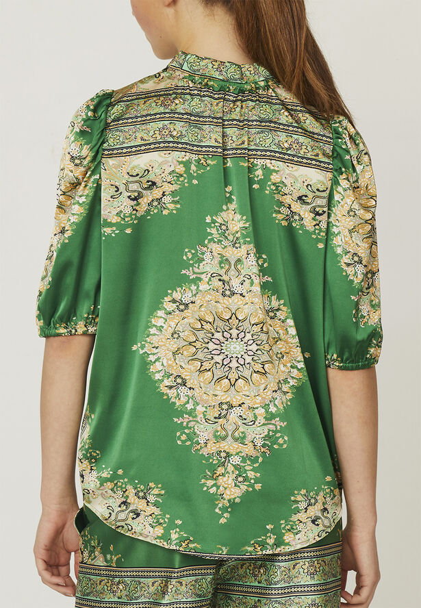 Love&Divine love910-8 Green paisley