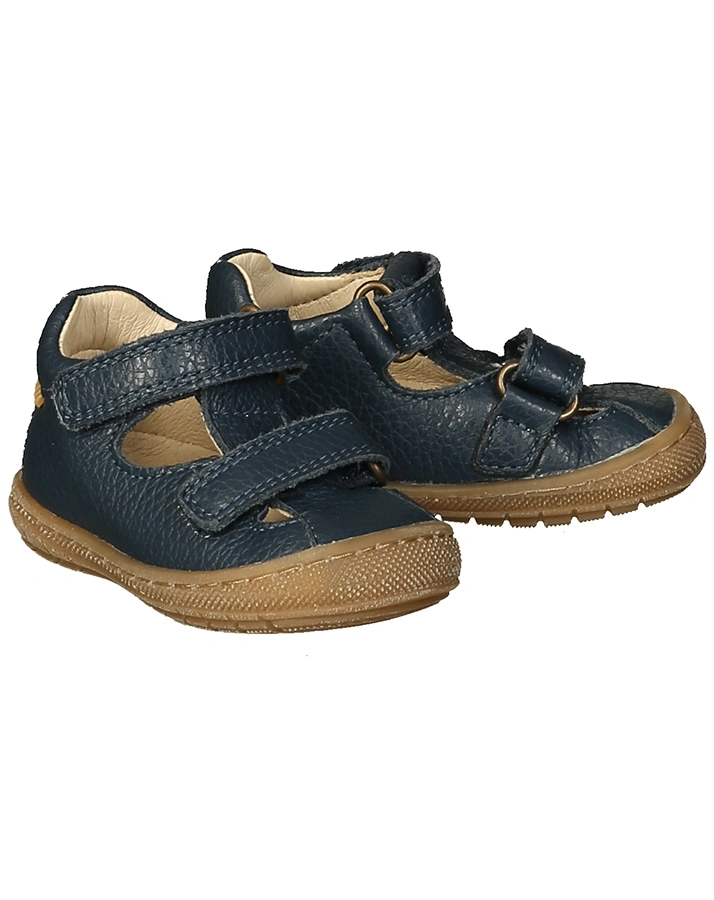 Lauflern-Sandalen BASICLINE mit Zehenschutz in dunkelblau