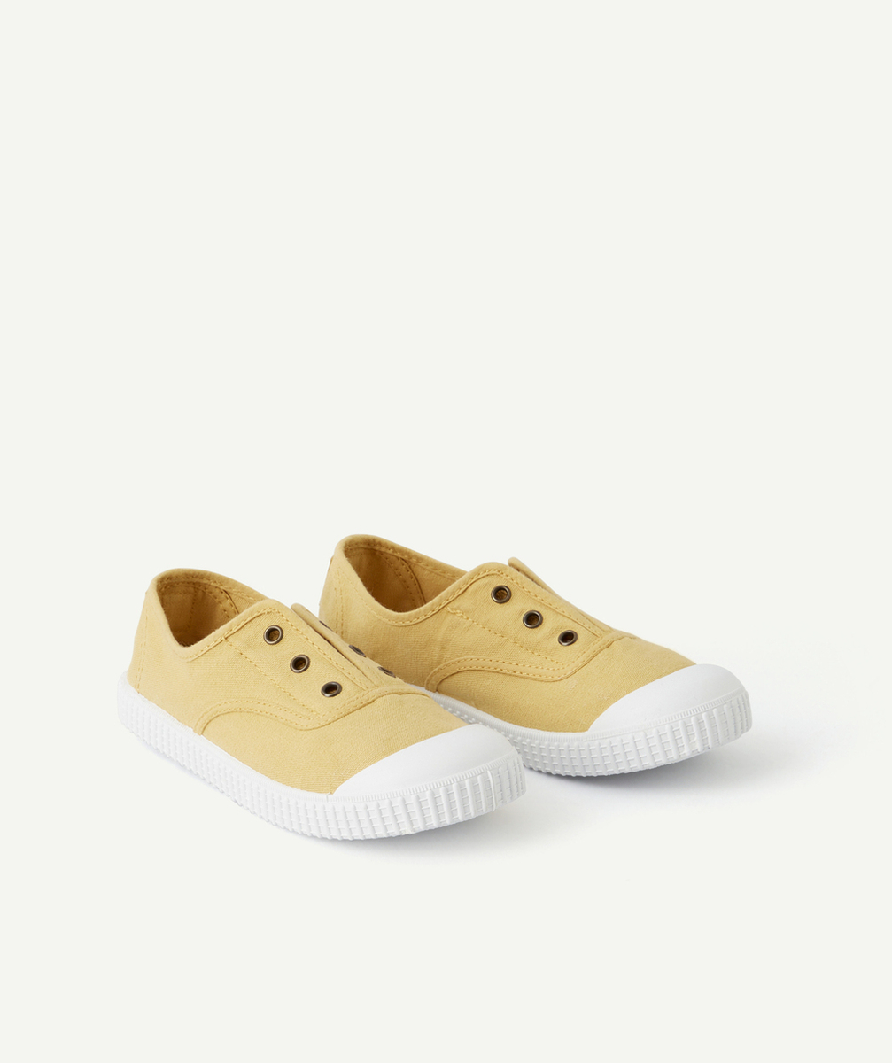 VICTORIACHAUSSURES EN TOILE DE FIBRES RECYCLÉES JAUNES