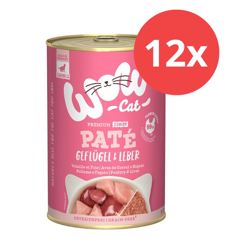 Sparpaket WOW Cat Junior 12 x 400 g