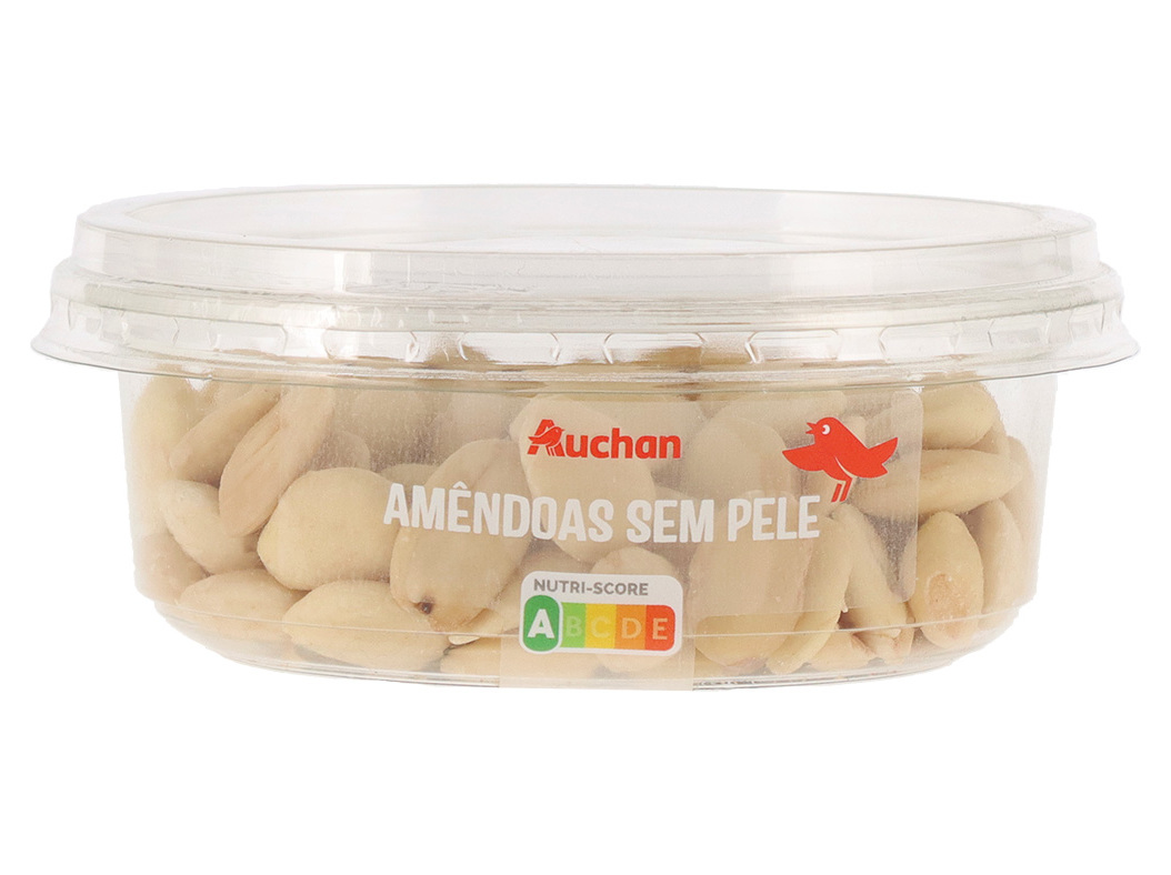 MIOLO DE AMÊNDOA AUCHAN SEM PELE 125 G