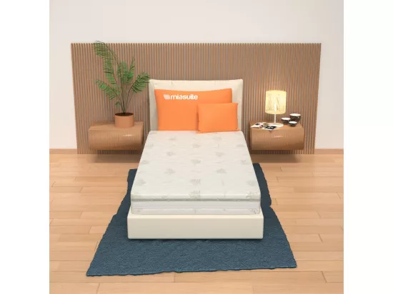 Matelas Orthopédique 90x190, hauteur 26 cm - Memory, Gel Relaxa, Revêtement Aloe Vera | Prime