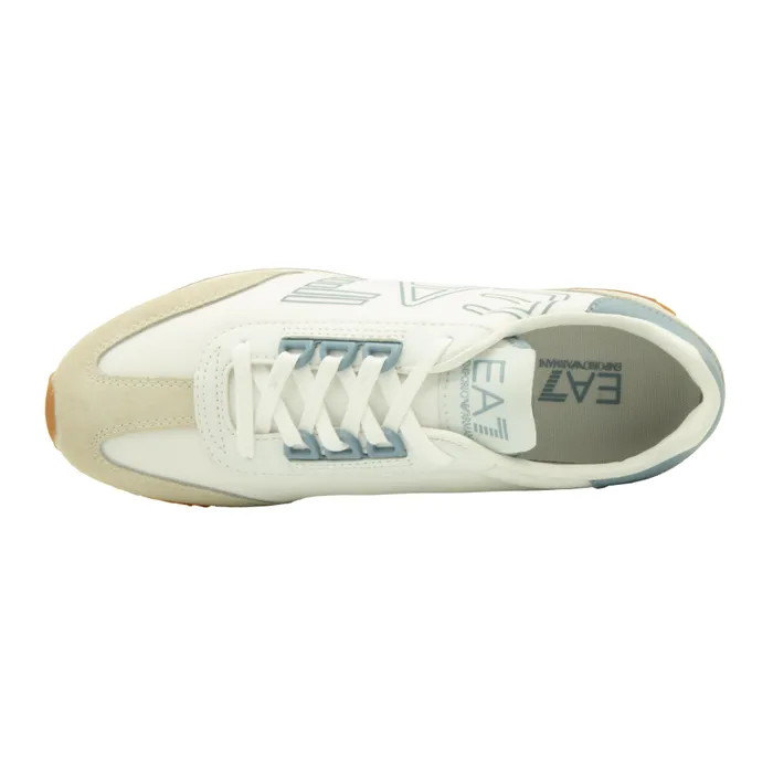 EA7 Black & White Vintage Sneakers Heren
