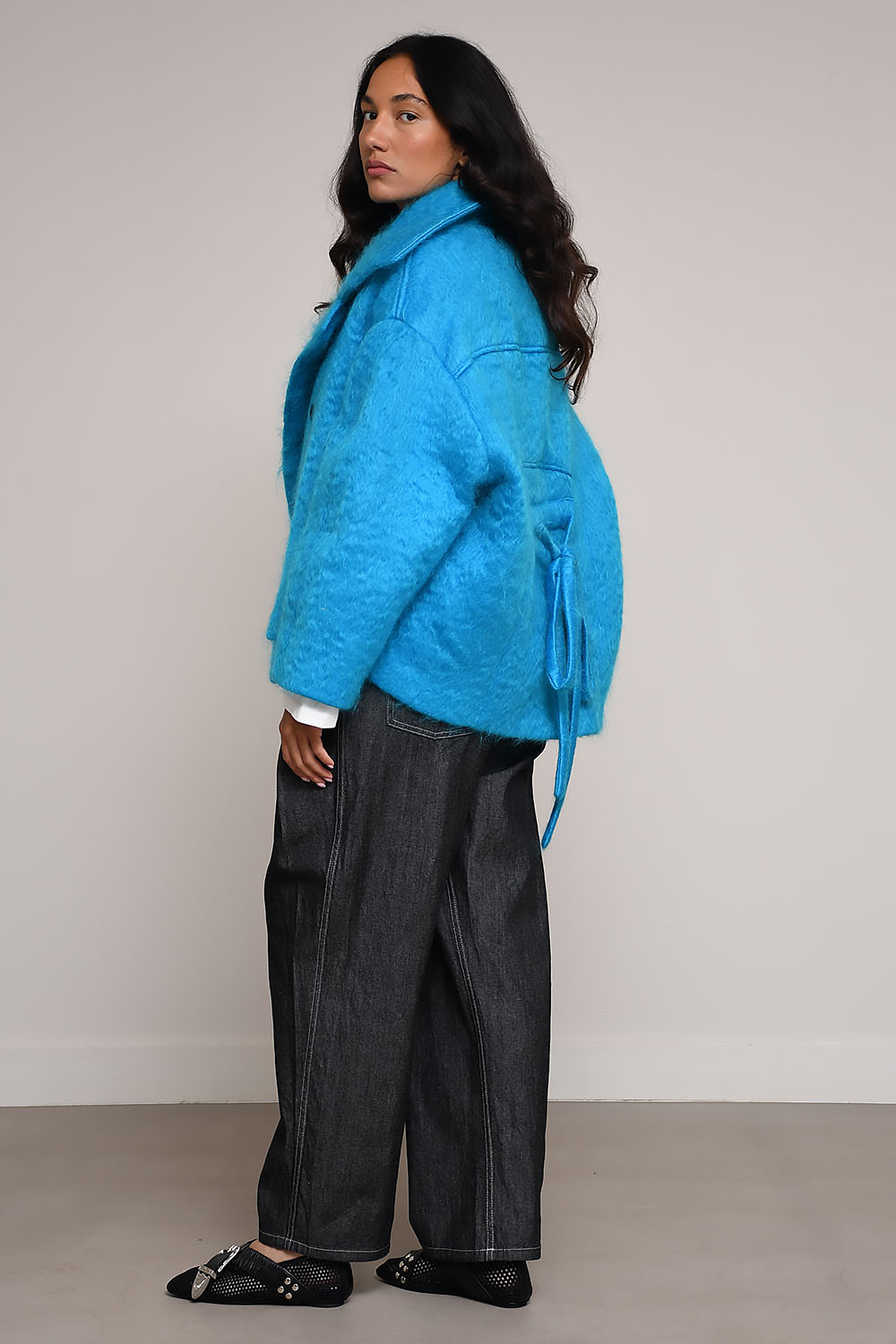 Clementina oversized double-breasted coat