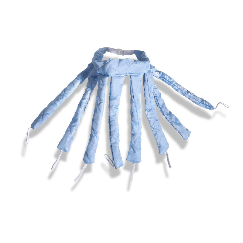 Locken Haarband Heatless Curler Locken Haar Styling ohne Hitze - Blau