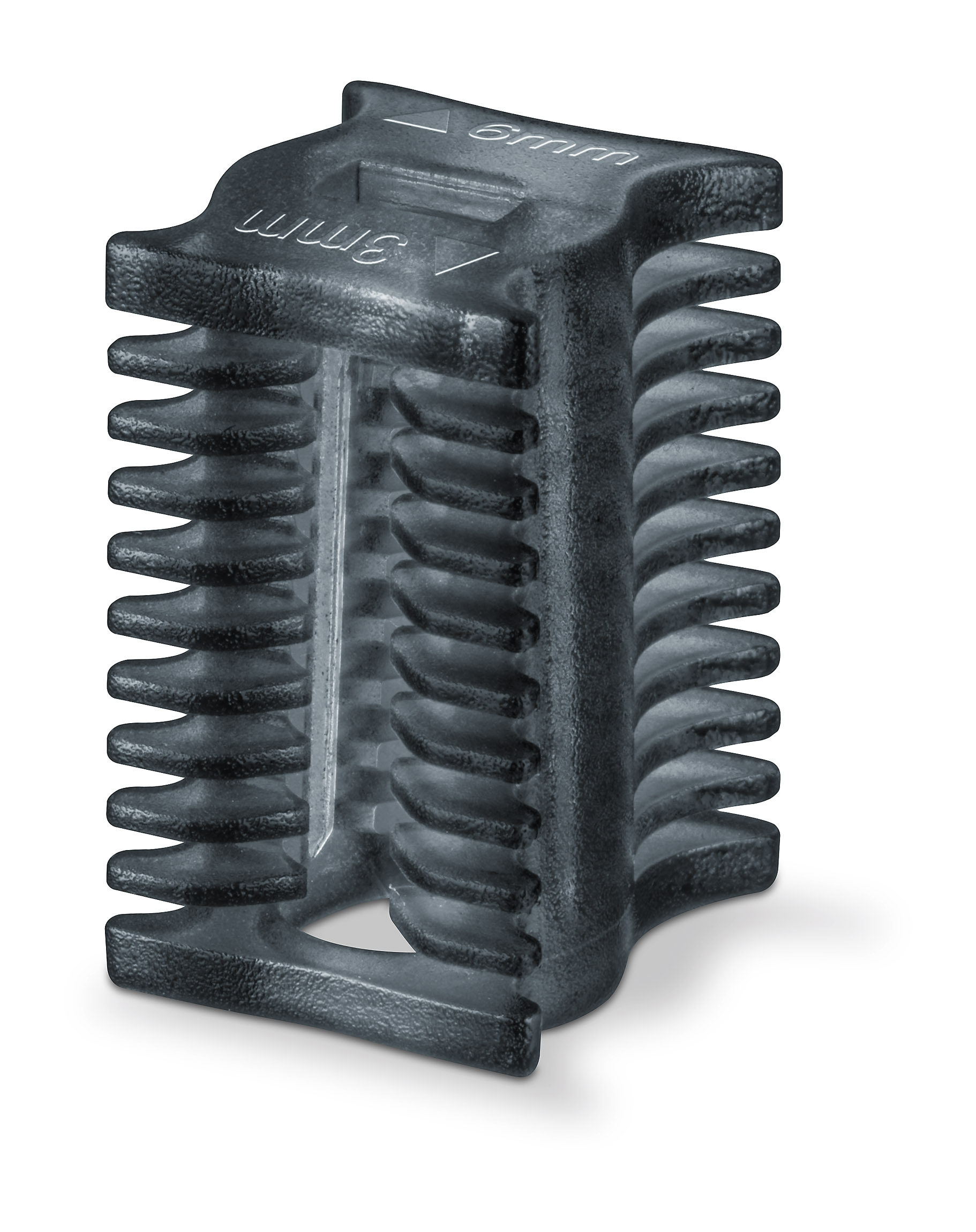 HR 2000 Elektrischer Nasen / Ohrenhaar und Augenbrauen Trimmer Rasierer inkl. Batterie (58000) - Schwarz