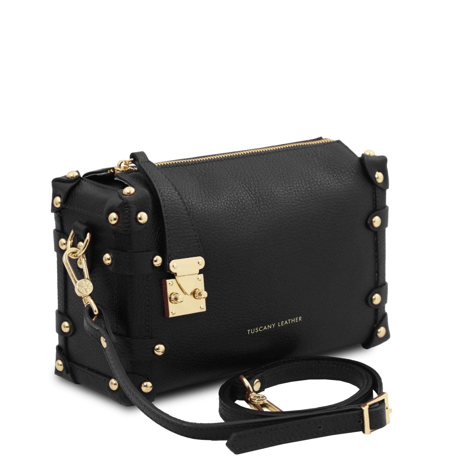 TL142422 – Praline – Soft leren duffle bag