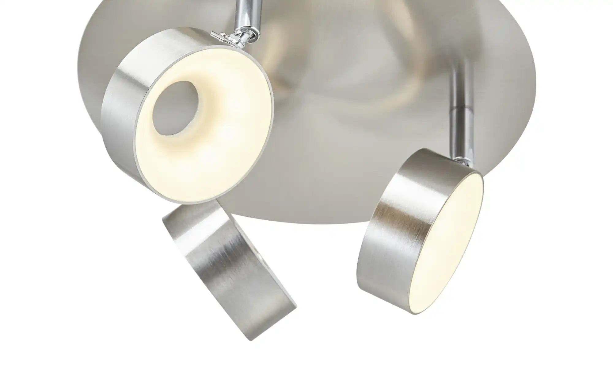 KHG LED-Spot, 3-flammig Nickel matt