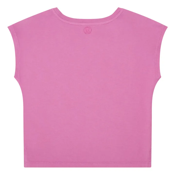 SMALLABLE BASICS Débardeur Fille Coton Bio | Rose bonbon