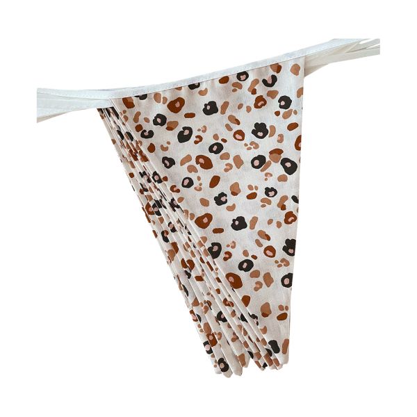 Bink Bedding Leopard Vlaggenlijn - Maat XL - Leopardprint