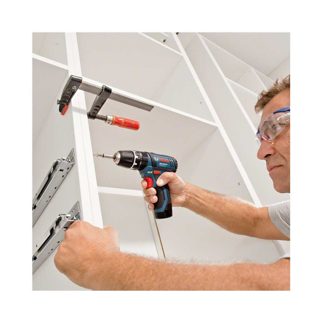Bosch GSB 12V-15+39AC(1x2.0 1x4.0 Bag) CLC (0 601 9B6 90G)