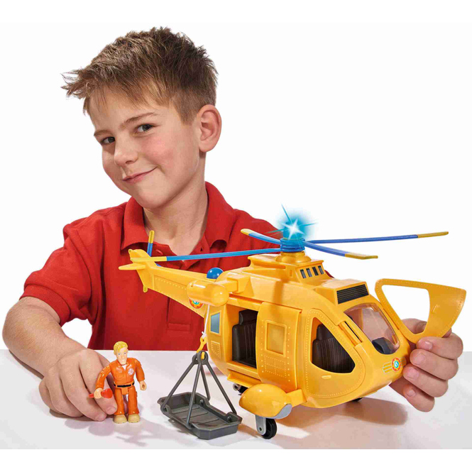 Feuerwehrmann Sam - Wallaby 2 Hubschrauber mit Figur