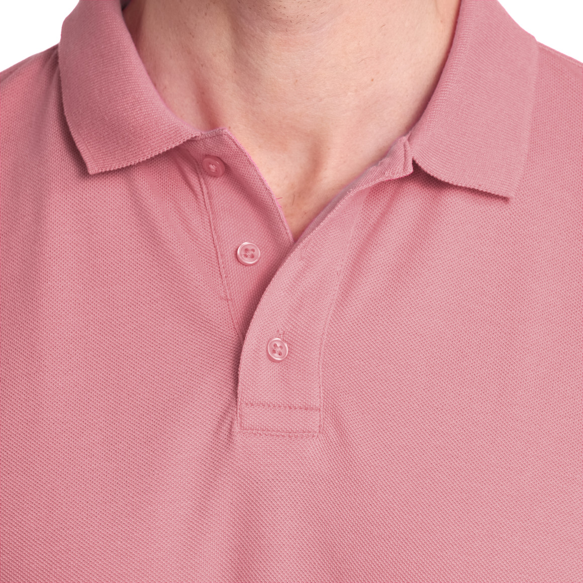 VanVaan Herren Poloshirt in Piqué-Qualität rosa