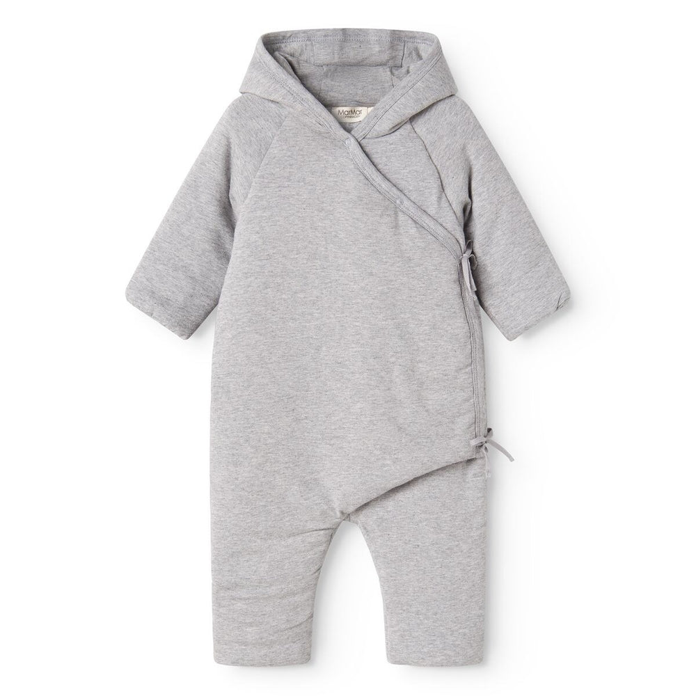 Køb MarMar Modal New Born Light Grey Melange Rex Køredragt