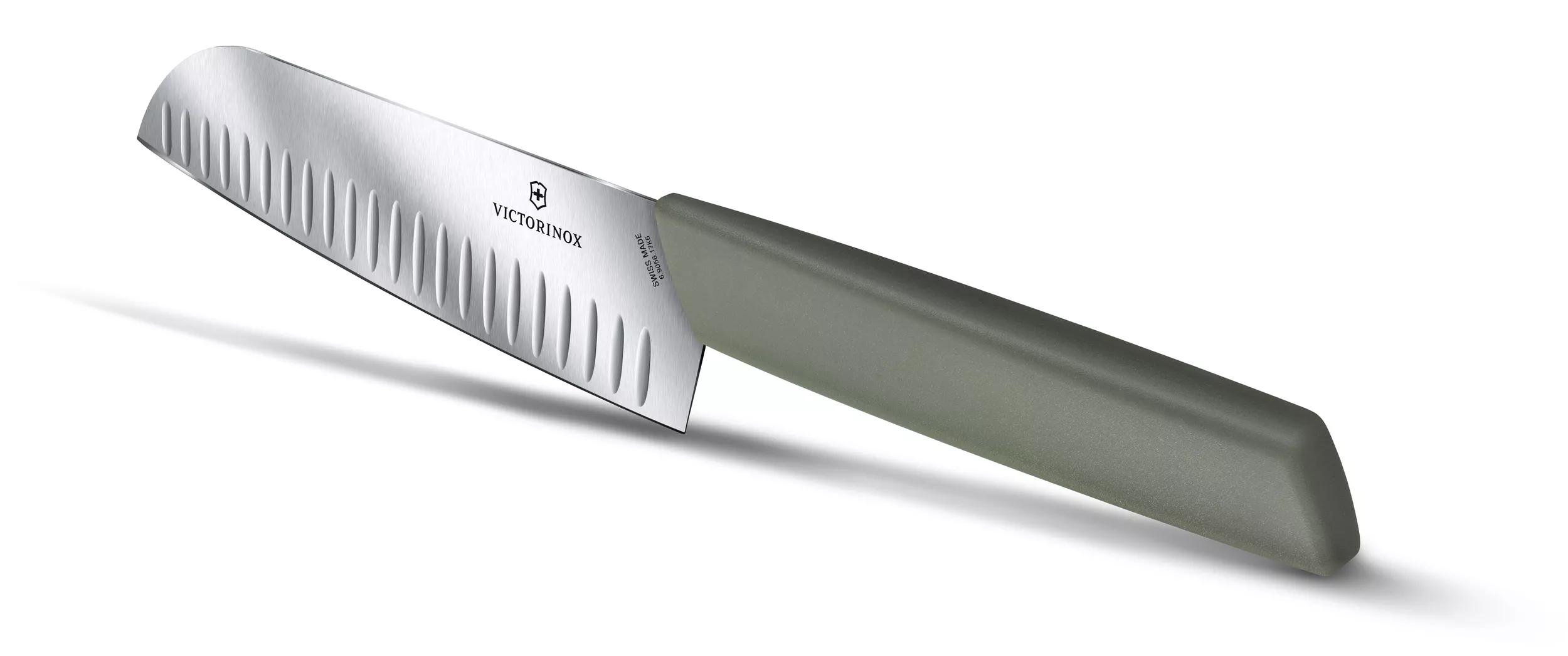Swiss Modern Santokumesser-olive-green