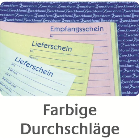 Avery Zweckform 1725 Auftrag, A5, selbstdurchschreibend, 2x40 Blatt