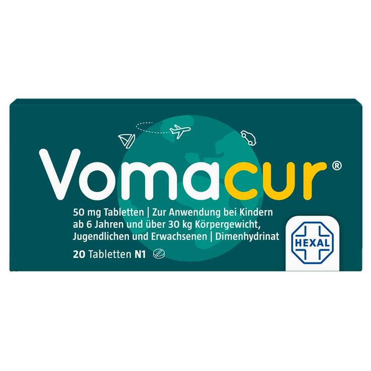 Vomacur® 50 mg Tabletten, 20 St