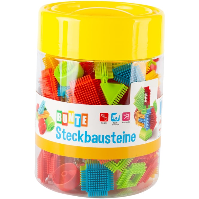 Besttoy - Bunte Steckbausteine - 100-teilig