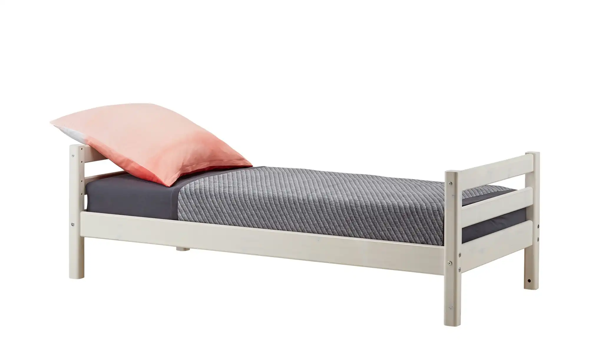 FLEXA Einzelbett 90x200 - weiß - Kiefer Flexa Classic