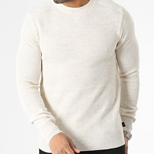 Pull Beige Chiné