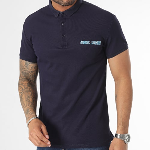 Polo Manches Courtes 151 Bleu Marine