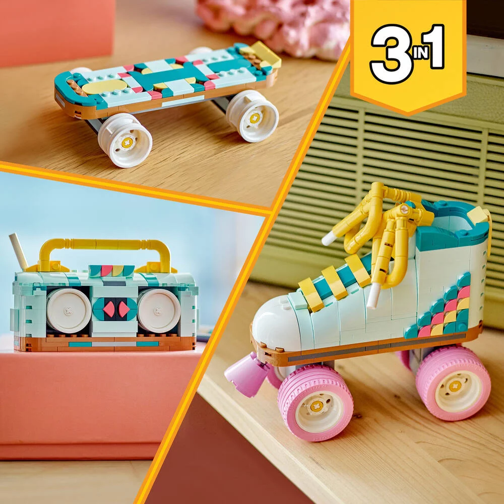 LEGO®CREATOR 31148 - LES PATINS A ROULETTES RETRO