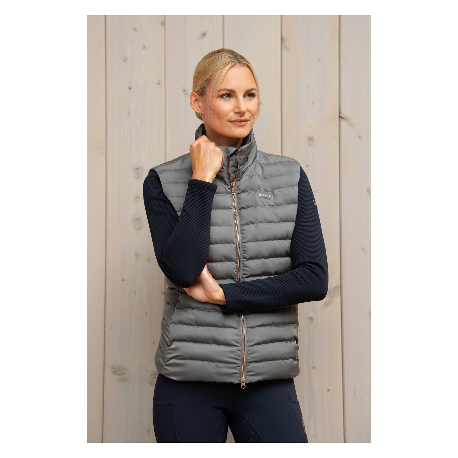 ESKADRON Heritage Weste Quilt Women  - earl grey