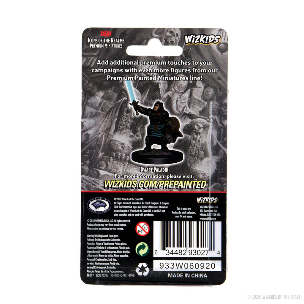 D&D Icons of the Realms Premium Figures - Dwarf Paladin Female