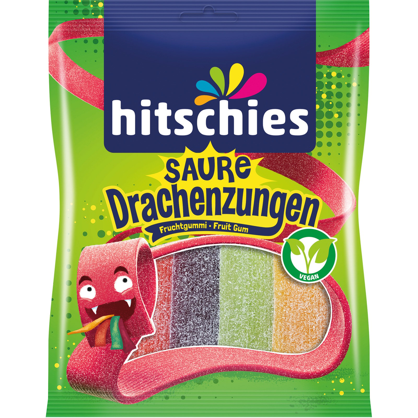 Hitschies saure Drachenzungen Mix 125 g
